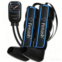 LUYAO Rechargeable Full Leg Air Compression Massager 2 Packs - Black - View 8