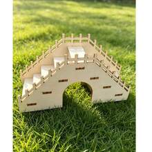 Wooden Waterproof Platform Ladder For Hamster Habitat Decor Pet Supplies - one-size - View 8