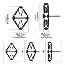 5/10Pcs Wall Switch Box Repairer With Screws, Electrical Outlet Box Repair Bracket, Wall Mounted Socket Cassette Fixing Support Tool For Broken Junction Box - Diamond - View 2