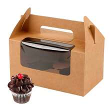 Pastry Packaging Boxes - 20PK Khaki - View 5