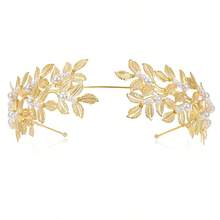 4pcs Greek Goddess Costume Accessories Set, Gold Foil Robe Party Jewelry, Women's,Halloween - Multicolor - View 10