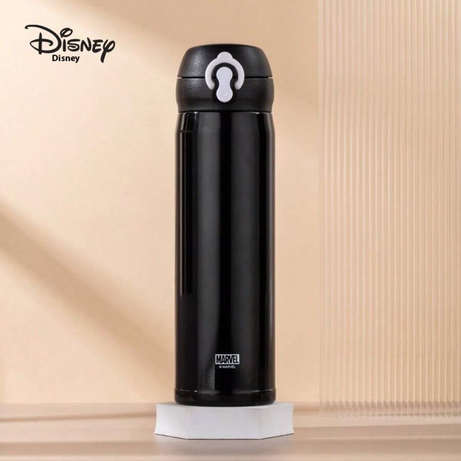 Disney Insulated Tumbler, Minimalist Large Capacity Water Cup, Student Use, Tilt-Pour Design, Direct Drinking, 600ml - Multicolor - View 1