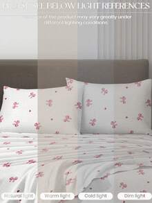 2pcs Pink & White Polka Dot Decorative Pillowcases, Super Soft & Breathable, No Filling, Machine Washable, Sweet Girl Style, Envelope Closure Bed Pillowcases For Bedroom, Dorm, Back To School Bedding Set - Pink - View 5