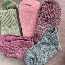 1 Pair Women's Cashmere Socks, Vintage Double-Strand Wool Socks, Haining Wool Socks - Multiple Styles - View 7
