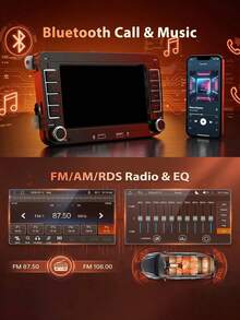 Car Radio For VW Golf MK5 MK6 Jetta Beetle Passat Sharan Tiguan Touran Seat Polo With Wireless Carplay & Android Auto, 7 Inch VW Stereo Touch Screen, With FM AM Radio - MP5 - View 4