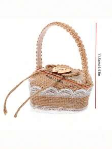 Proposal Ring Box, Suitable For Wedding Couple Engagement Jewelry - Ring Holder, Women's Jewelry Storage Basket, Exquisite Ring Basket, Creative Ring Basket Cloth, Wedding, Wedding Decor, Christmas, Christmas Home Decor, Halloween Party Supplies, Christmas Decorations, Christmas Gifts - Ring Box - View 4