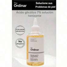 The Ordinary Glycolic Acid 7% Toning Solution 240ml, Exfoliante Facial para Todo Tipo de Piel, Loción Renovadora de Noche, Ilumina y Suaviza el Rostro - 1PCS - Ver 6