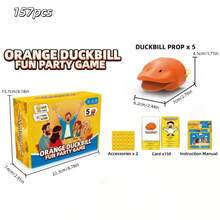 Children's Multi-Player Funny Desktop Party Game, Nose-Wearing Card Table Game Set, Family Gathering Team Building Hilarious Interactive Leisure Toy, Adult And Children's Fun Battle Desktop Mini Game, Suitable For Party, Holiday, Birthday Gift - Multicolor - View 6