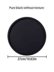 Round Silicone Vanity Tray, Decorative Organizer Tray For Bathroom Counter, Coffee Table, Kitchen Sink And Dresser - Multicolor - View 12