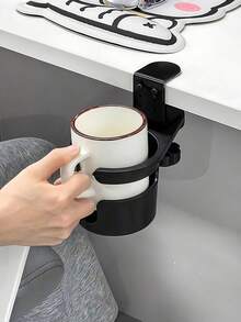 No-Drill Cup Holder Space-Saving Design Adjustable Desktop Storage Rack For Home Gaming Room Dorm Or Office Desk Foldable/Rotatable Coffee & Tea Hanging Cup Rack Fall Home Decor Car Accessories For Women Dorm Room Essentials College - Multicolor - View 6