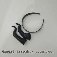 1pc Small Horn Headband, Devil Horn Hair Hoop Decorative Headpiece, Party Performance Prop, Costume Accessory - S - View 10