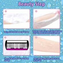 Huateng Design Handle, Manual Precision Shaver With Replaceable Blade - Suitable For Bikini Line Underarm Hair And Private Hair Removal, Suitable For Ten Uses, Very Suitable For Men/Women Hair Removal,Perfect Holiday Gift - Multicolor - View 7