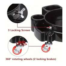 Bucket Trolley Detail Trolley Car Wash Bucket Trolley With 5 Rolling Swivel Wheels And Compartments - A - View 3
