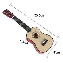 Ukelele para pequeña guitarra tocable iluminación instrumento musical - Color de la madera - Ver 6