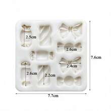 Candy Bow Bowknot Shape Silicone Sugarcraft Mold Resin Tools Cupcake Baking Mould Fondant Cake Decorating Tools - Multicolor - View 8