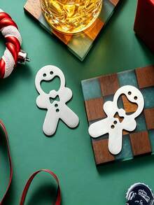 Gingerbread Man Bottle Opener Set - Perfect For Beer, Soda, Kitchen Use And Holiday Decor (New Year Gift), Party Essential, Holiday Design, Fashion Design, Great For Bar Owners - View 5