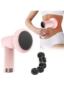 ZM Health Rechargeable Handheld Electric Massager Multi‑Speed Vibration Massage Device, Portable Body Muscle Relax Tool For Neck Shoulder Back Waist Home Daily Fitness Use - Multicolor - View 13