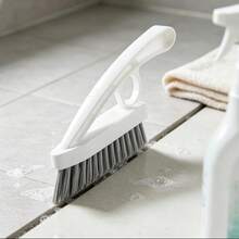 Unique V-Shaped Brush Head Perfectly Fits Narrow Gaps, Tile Grout Lines, Toilet Sides, Window Tracks And Sink Joints, Able To Remove Hidden Dirt That Regular Brushes Cannot Reach - Crevice Brush - View 1