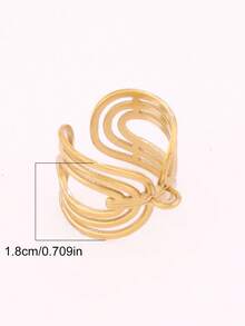 2pcs Stainless Steel Open Rings Findings Silver Gold Color Wide Round Chain Ring Base For DIY Rings Jewelry Making Accessories - DIY Ring - View 11