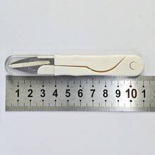 5 Pcs Color Mixing 4.33 Inch Portable Scissors | Thread Cutter | Embroidery Cross Stitch U-Shaped Scissors | Sewing | Valentine's Day Gift - Multicolor - View 3