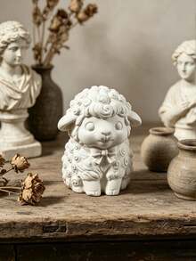 1pc Cute Sheep-Shaped Silicone Mold, Suitable For Making Candles, Soap, Scented Balms, Clay, Plaster, Resin, And Other DIY Crafts And Home Decor; Perfect As A Christmas Gift - Cute Sheep Mold - View 5