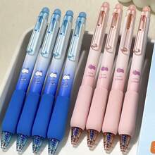 14pcs Cloud Clickable Erasable Pens - 0.5mm Tip/Blue - With Replacement Refills - Smooth Writing/Clear Handwriting - Student Essential Stationery/Teacher Office Supplies - Back To School/Birthday/Holiday Gift - Student Reward - Sets - View 6