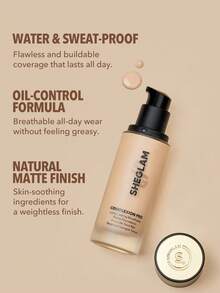SHEGLAM [2Pcs] Complexion Pro Matte Foundation & Concealer Bundle Set - Buttercream - View 5