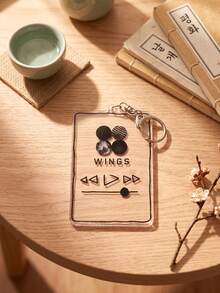 1pc/9pcs K-Pop B/TS Album Player Music Frame Aesthetic Acrylic Keychains, Classic Album Music Player Interface Design, ARMY Gift, Back To School, Gift For ARMY, Gift For Friends, Exquisite Collection - Multicolor - View 8