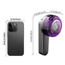 Electric Hair Remover & Fabric Shaver Suitable For Clothing, Portable Ball Trimmer With Low-Voltage Operation, Suitable For Home, Apartment Use, Easy To Clean For Threading, Shaving Clothes, Hair Removal Device For Various Fabrics - Multicolor - View 3