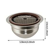 kangten Reusable Stainless Steel Coffee Capsules, Capsules With Silicone Lids, Refillable Coffee Capsules - View 2