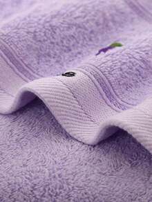6pcs Small Towels, Multiple Colors Available, Pure Cotton Embroidered Fruit Pattern, Colorful Solid Color Towels, Randomly Shipped, Suitable For Facial Cleansing, Hand Washing, Home Use (Unisex), Highly Absorbent, Quick Drying, Non-Fading, Suitable For All Seasons, Suitable For Bathroom, School, Kitchen, Holiday Gifts, Travel And Other Scenarios - Mixed Colors - View 8