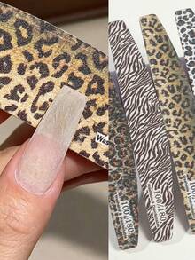 1Pc 100/180 Grit Nail File Buffer Professional Double-Sided Emery Boards For Acrylic Natural Nails Washable Wear-Resistant Double Sided Nail Shape Templates Manicure Tool Nail Supplies - Multicolor - View 1