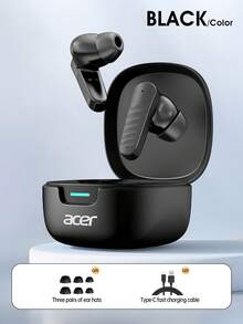 Acer OHR503 In-Ear Wireless Earbuds Bluetooth 5.4 Gaming Low Latency Deep Bass Surround Sound Long Battery Life HD Calls Instant Connection For Sports Commute Daily Use Compatible With Android/IOS - View 15