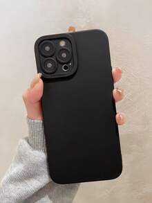 2pcs Solid Color Matte Liquid Silicone Phone Case, Precise Cutouts, Full Coverage Design, Camera Protection, Compatible With 15/16/14/12mini/SE2020/13PROMAX/16PRO/16PROMAX/16E, Waterproof, Shockproof, Anti-Fall, Anti-Scratch. - Multicolor - View 32