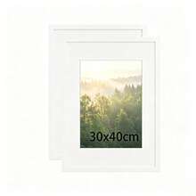 Mosearon 3件/2件/1件 白色MDF相框，A4證書框，30*40CM海報框，無卡紙，壓克力透明面板，適用於客廳、臥室、藝廊牆面裝飾 - 白色 - 查看 21