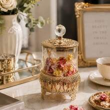 Decorative Bottles & Jars - Large Gold Color - View 4