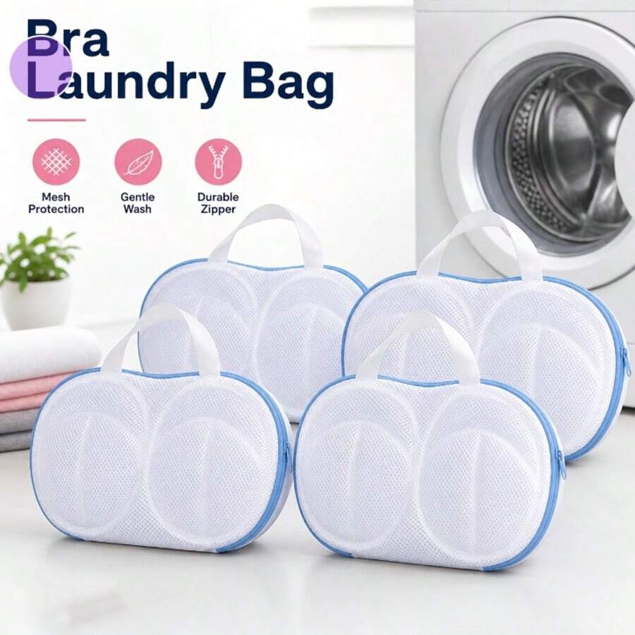 2/1pcs Sturdy Underwear Laundry Bag - With Zipper Closure And Frame - Fashionable And Durable Mesh Bag, Suitable For Underwear, Bras, Panties, Socks, Shoes, Hats And Gloves, Premium Laundry Storage Organizer, Used For Home Laundry Protection, Anti-Deformation Design, Essential For Delicate Clothing Care, Perfect For Home And Travel Use