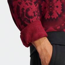 Adidas Men's Casual Long Sleeve Pullover Sweatshirt - Black - View 5