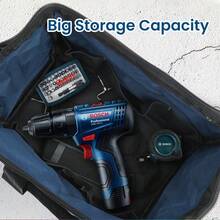 Bosch Tools Bag Mini Canvas Soft Bags Waterproof Wear-Resistant Portable Electrician Special Maintenance Toolkit Storage Bag - Multicolor - View 2