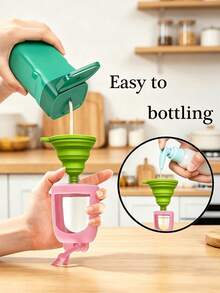 Dopamine Color Palette Refillable Squeeze Bottle - Equipped With Silicone Sleeve And Bow; Portable Mini No-Rinse Hand Sanitizer Bottle, Leak-Proof Design, Refillable (Also Suitable For Water, Lotion, Etc.); Travel Size, Vibrant Colors, Suitable For Office, Gym, Travel And Campus Use. - Multicolor - View 7