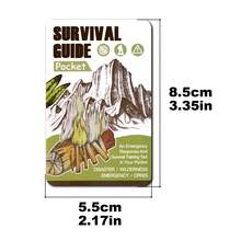 Mini Pocket Survival Guide & EDC Survival Kit – Suitable For Wilderness Emergencies, First Aid, Disasters, And Rural Or Urban Preparedness. - Green - View 5