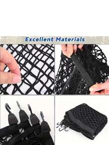 Car Trunk Storage Mesh Bag, Elastic Luggage Cargo Storage Net, Suitable For Motorcycles, Bicycles, Cars, Essential Car Accessories, Car Decoration, Car Supplies, Car Decor, Mesh Storage, Essential For Self-Driving Travel! - Multiple Styles - View 12