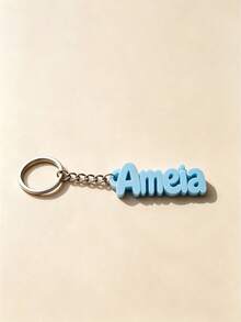 Personalized Name & Letter Keychain, Suitable For Weddings, Birthdays, Anniversaries, Graduations And Daily Casual Use, Luggage, Gym Bag, Shoulder Bag Exclusive Tag, Water Bottle & Backpack Accessory - Multicolor - View 22