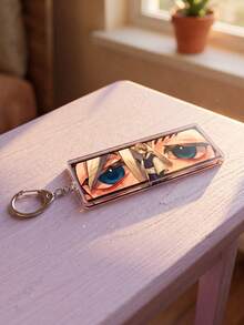 1pc/5pcs Gachiakuta Themed Acrylic Keychains, Featuring Cool Character Eye Close-Up Background And Full Body Illustration Design, Fashionable Bag Charm, Suitable For Back To School, Gift For Anime Fans, Exquisite Collection, All Seasons - Multicolor - View 8