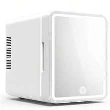 4L Mini Portable Dual-Use Skincare Fridge With Adjustable LED Makeup Mirror, Cold And Hot Functions, Suitable For Storing Cosmetics, Snacks And Beverages, For Bedroom, Office And Car Use - US A Type Plug(110-127V) - View 12