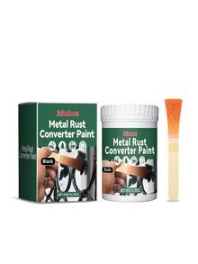 Black/Gray Metal Rust Conversion Paint, Iron Gate & Railing Decorative Metal Refurbishing Coating Primer Converter (Product Upgrade, Randomly Sent New/Old Version. Recommend Buying Multiple Pieces!) - Metal Rust Converter Paint - View 3