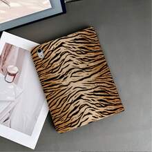 1件復古虎紋保護翻蓋平板電腦保護殼，附筆槽，相容 iPad 10代 Smart Case/Air 13(M3 2025)/Air 11/11(A16 2025)，相容 OPPO Pad、 MatePad、Vivo Pad、Honor Pad、Xiaoxin Pad - 彩色 - 查看 6