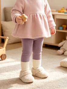 6 Pasang Legging Warna Polos untuk Anak Perempuan, Celana Ketat Serbaguna Cocok untuk Anak Usia 0-12 Tahun untuk Pemakaian Sehari-hari - MultiWarna - View 10