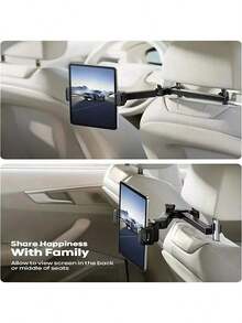 Car Headrest Tablet Holder - Adjustable Back Seat Tablet Mount, Essential For Kids Road Trips, Fits 4.7-11 Inch Tablets - Support - View 5