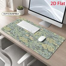 Large Mouse Pad Featuring A 2D Retro Floral Pattern And Elegant Botanical Design; Perfect For Office Or Home Desks. It Offers A Stain-Resistant, Comfortable Surface That Is Easy To Maintain-An Ideal Gift For Gamers And Professionals Alike. - Mouse Pad - View 4